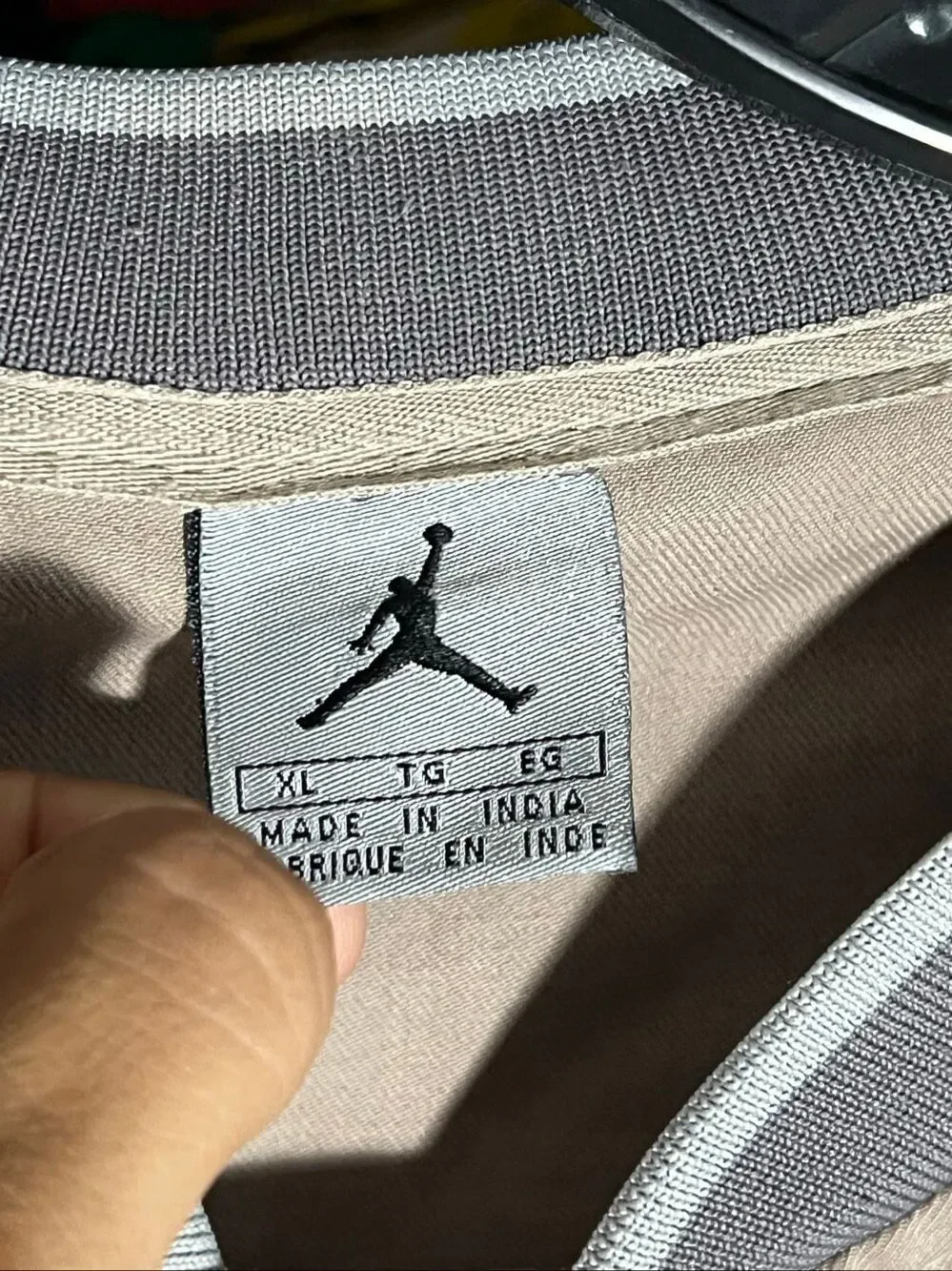 Vintage Jordan Nike Pullover Baseball Henley Jersey XL